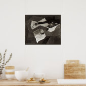 Guitar and Fruit bowl, 1926 Poster (Keuken)