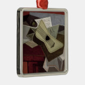 Guitar and Newspaper, 1925 Metalen Ornament (Rechts)