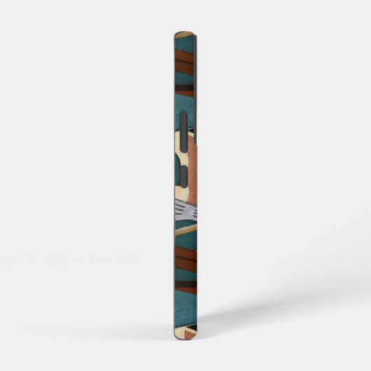 Guitar And Wine Abstract Painting Samsung Galaxy Hoesje (Rechterkant)