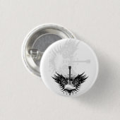 Guitar-Angel (Gitarren Engel) Ronde Button 3,2 Cm (Voorkant /achterkant)