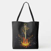 Guitar Art 1 All-Over-Print Canvas tas (Achterkant)