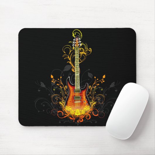Guitar Art 1 Mousepad Muismat (Met muis)