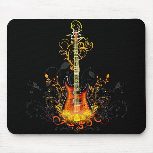 Guitar Art 1 Mousepad Muismat (Voorkant)