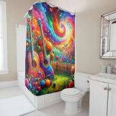 Guitar Art Douchegordijn (In situ)