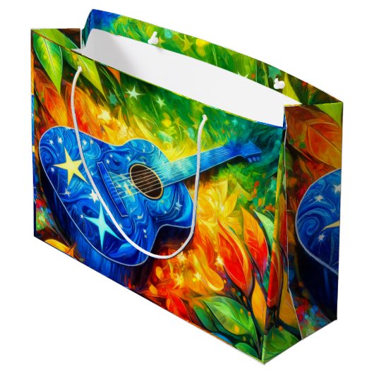 Guitar Art Groot Cadeauzakje (Achterkant Gekanteld)
