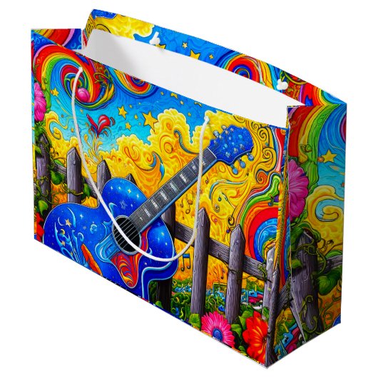 Guitar Art Groot Cadeauzakje (Achterkant Gekanteld)