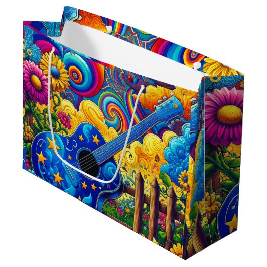 Guitar Art Groot Cadeauzakje (Voorkant Gekanteld)