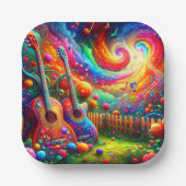 Guitar Art Papieren Bordje (Voorkant)