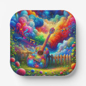 Guitar Art Papieren Bordje (Voorkant)