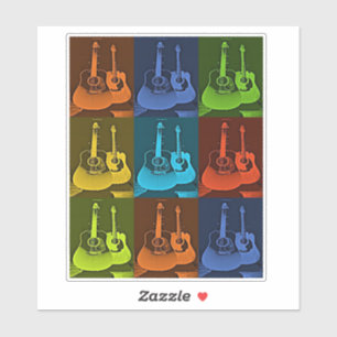 Guitar Art STICKER