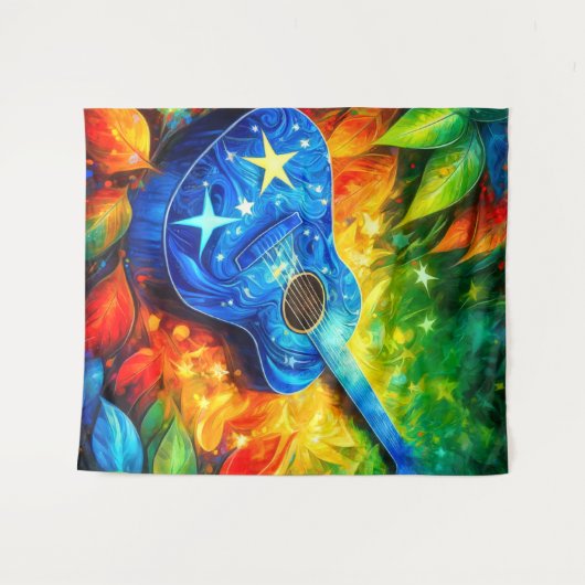 Guitar Art Wandkleed (Voorkant (horizontaal))