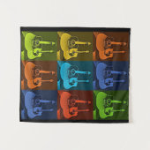 Guitar Art Wandkleed (Voorkant (horizontaal))