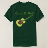 Guitar Avocado Rock N Roll Funny Guitars T-shirt (Design voorkant)
