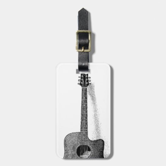 Guitar Bagagelabel (Voorkant verticaal)