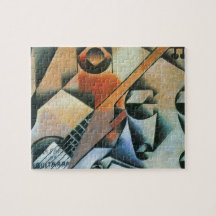 Guitar (Banjo) en Glazen, Juan Gris,  kunst