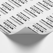 Guitar - Belangrijkste instrument Cadeaupapier (Hoek)