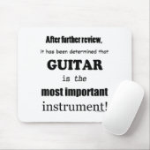 Guitar - Belangrijkste instrument Muismat (Met muis)