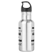 Guitar - Belangrijkste instrument Waterfles (Achterkant)