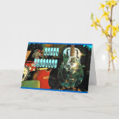 Guitar Birthday Card - Gepersonaliseerd Kaart (Gele Bloem)