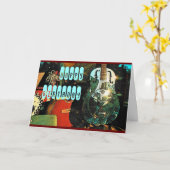 Guitar Birthday Kaart (Gele Bloem)