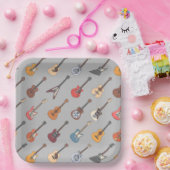 Guitar Birthday Party Papieren Bordje (Feest)