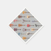 Guitar Birthday Party Servet (Hoek)