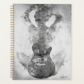 Guitar Black and White Planners (Voorkant)