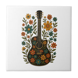 Guitar & Bloom Designs Tegeltje