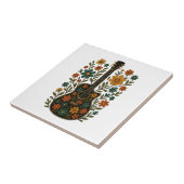 Guitar & Bloom Designs Tegeltje (Zijkant)