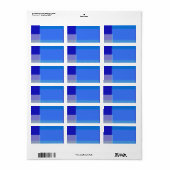 GUITAR BLUES Musical Bar Bat Mitzvah Label (Full Sheet)