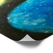 Guitar Blues Player Poster (Hoek)