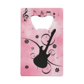 Guitar Bottle Opener Creditkaart Flessenopener (Achterkant)