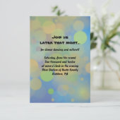 Guitar Boy Bar Mitzvah Receptie Party Kaart (Staand voorkant)