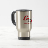 Guitar BoyZ™ Monogram Travel Mug Reisbeker (Voorkant links)