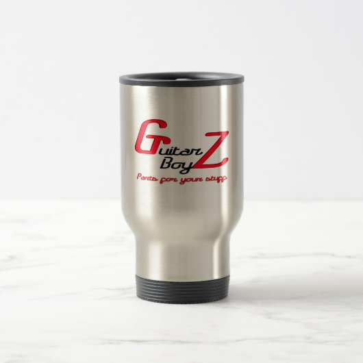 Guitar BoyZ™ Monogram Travel Mug Reisbeker (Center)