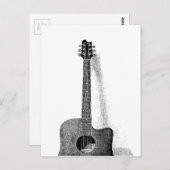 Guitar Briefkaart (Voorkant / Achterkant)