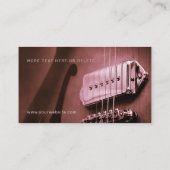 GUITAR Burgundy Pink Visitekaartje V2.0 (Achterkant)