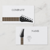 GUITAR BUSINESS CARD VISITEKAARTJE (Voorkant / Achterkant)