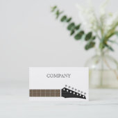 GUITAR BUSINESS CARD VISITEKAARTJE (Staand voorkant)