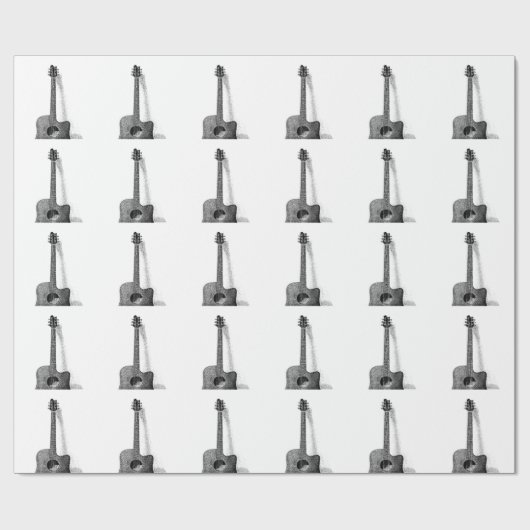 Guitar Cadeaupapier (Vlak)