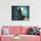 Guitar Canvas Afdruk (Insitu (Woonkamer))