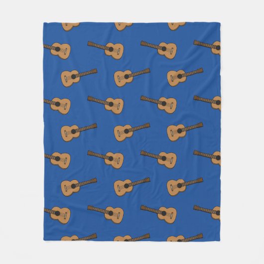 Guitar Cartoon Fleece Deken (Voorkant)
