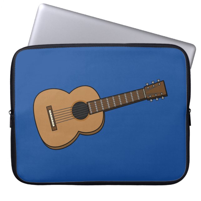 Guitar Cartoon Laptop Sleeve (Voorkant)