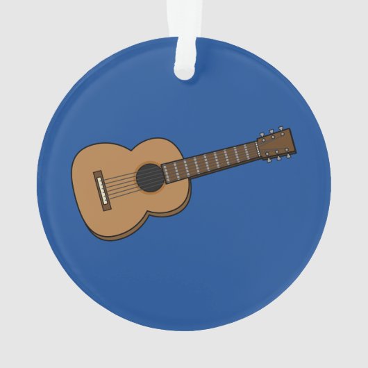 Guitar Cartoon Ornament (achterkant)