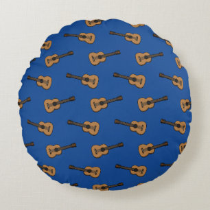 Guitar Cartoon Rond Kussen