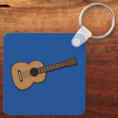 Guitar Cartoon Sleutelhanger (Achterkant)