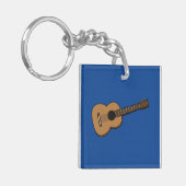 Guitar Cartoon Sleutelhanger (Voorkant Links)