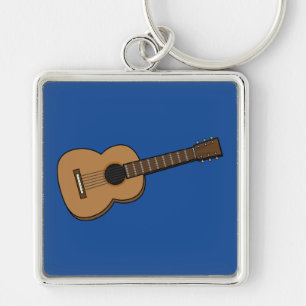 Guitar Cartoon Sleutelhanger