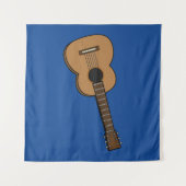 Guitar Cartoon Wandkleed (Voorkant (horizontaal))