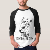 Guitar Cat T-Shirts (Voorkant)